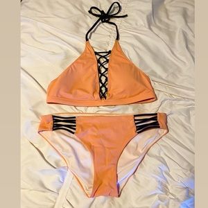 Victoria’s Secret PINK orange bikini